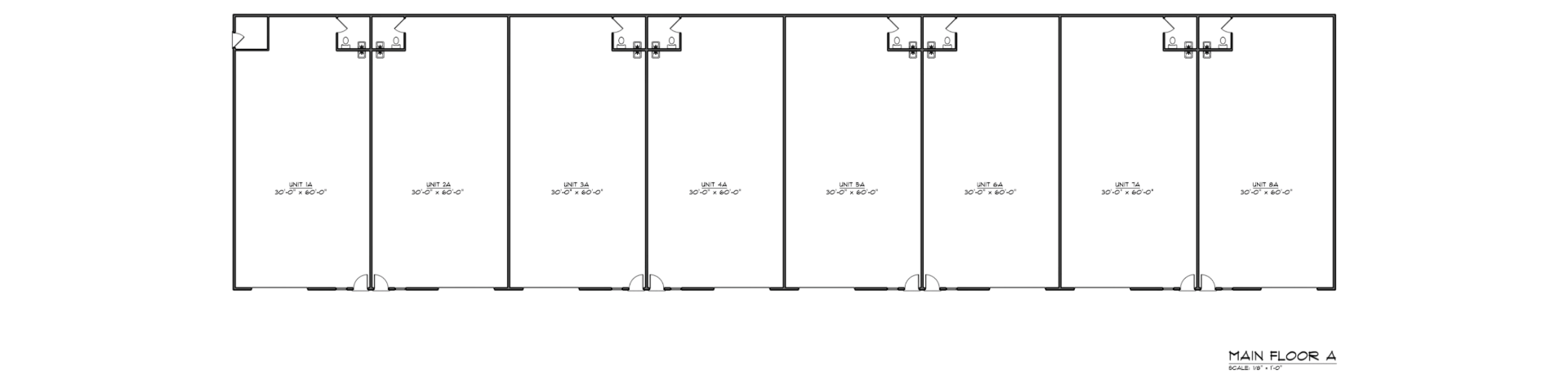 Building A floor plan - premium flex suites in Eldridge, IA